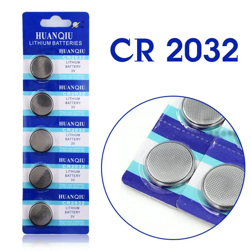 YCDC 5 шт. Кнопочная батарея 3 В литиевая монетная 5004LC ECR2032 CR2032 DL2032 KCR2032 EE6227|button battery