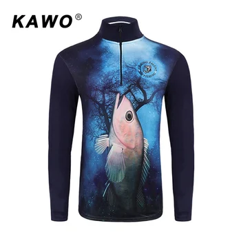 

Outdoor Long Sleeve Fishing Clothing Quick-drying Breathable Anti-mosquito Men Fishing Jacket Cycling Shirt for Hiking Climbing