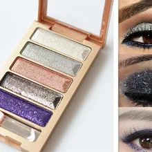 5 цветов со стразами Высокое качество Пигмент Макияж палитру теней для глаз Комплект maquiagem тени красоты палитра