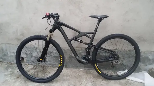 Cheap Complete bike bicycle with full suspension frame , 29'' carbon MTB mountain bike rear shocks absorber complete suspension bike