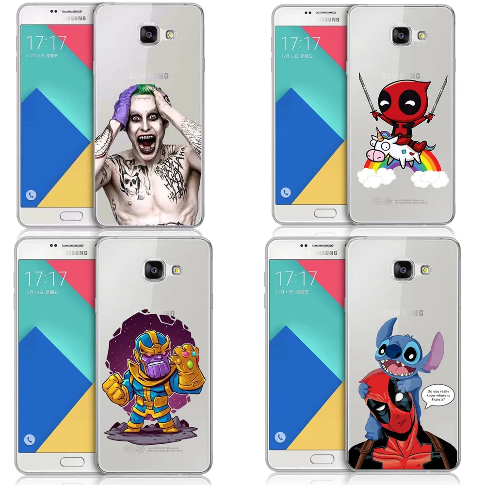 

Avengers Infinity War Thanos DC Comics Superhero Joker Deadpool For Samsung S5 S6 S7 Edge S8 S9 Plus A3 A5 A7 2017 J3 J5 J7 2016