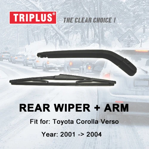 

Rear Wiper Arm with Blade for Toyota Corolla Verso (2001-2004) 1pc 14" 350mm,Rear Wiper Arm & Rear Wiper Blades