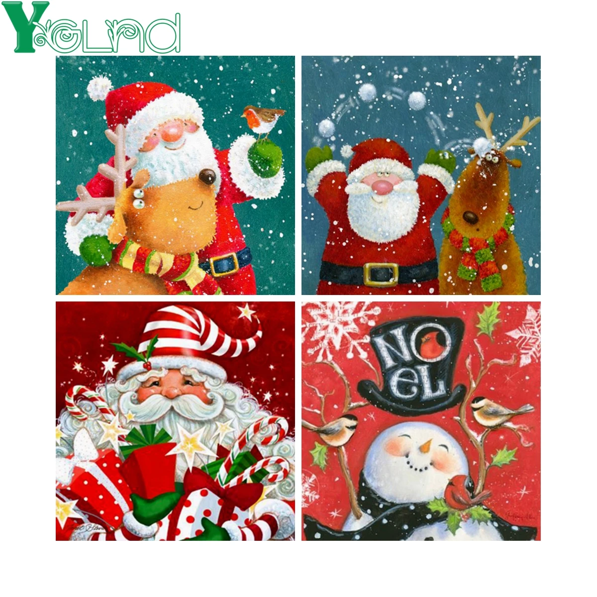 

Diamond Embroidery"Christmas"Diamond Painting Cartoon Snowman Mosaic 5D Rhinestone Full Cross Stitch Needlework Home Decor Gift