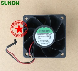 Ventilador Original para Sunon 6038, 48V, 6,2 W, PMD4806PMB3-A, 2 líneas, ventiladores de refrigeración axial