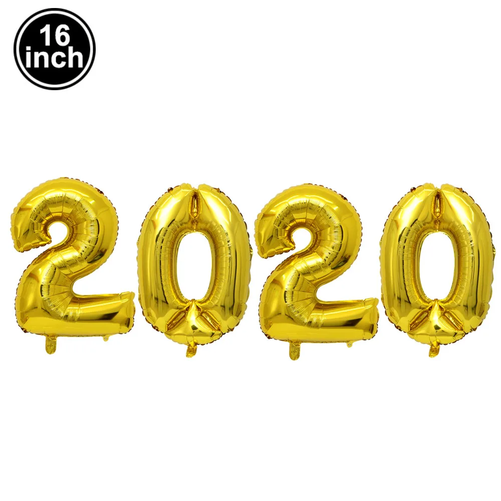 32inch 16inch New Year 2020 Number Foil Balloons Rose Gold Silver Air Balloons Christmas Decorations Happy New Year 2020 Globos 32inch 16inch New Year 2020 Number Foil Balloons Rose Gold Silver Air Balloons Christmas Decorations Happy New Year 2020 Globos