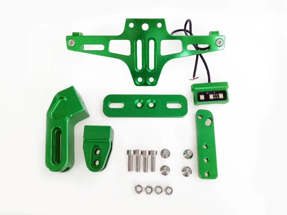 Держатель таблички для номера мотоцикла Kawasaki Z ZR ZX 125 250 750 750R 750S 800|Номерной знак| |