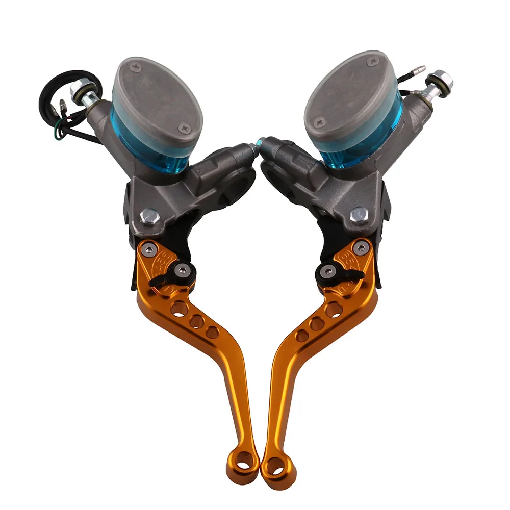 

Motorcycle Modified Hydraulic Clutch Left And Right Brake Pump Universal Brake Hand Brake Lever Brake Clutch One Pair