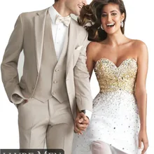 Пиджак+ брюки+ жилет+ галстук), новые мужские костюмы, приталенный смокинг, Модный свадебный пиджак жениха для мужчин