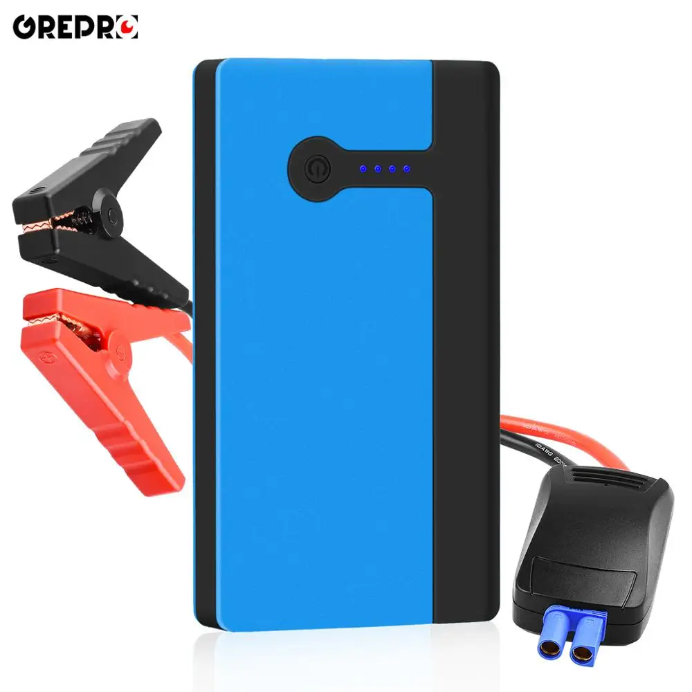 

9000mAh Car Jump Starter 12V 500A Vehicle Emergency Battery Auto External Car Battery Multi-function Car Booster Power Bank