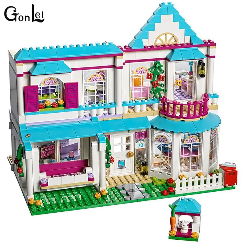 

(GonLeI)Genuine Good Friend Girls Series 622pcs The Stephanie's House Set Building Blocks Bricks with Girl Friends 41314