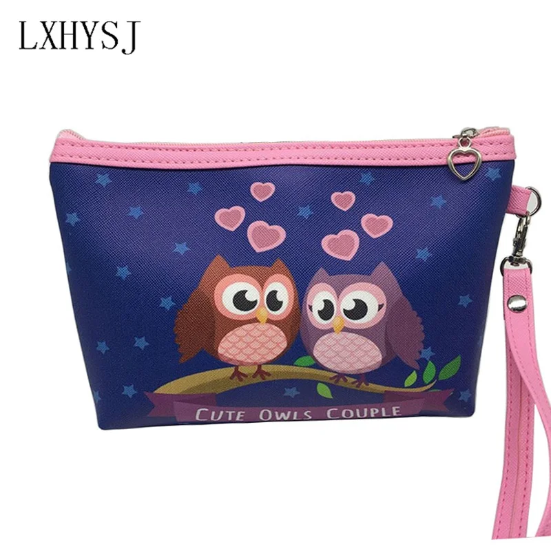 

LXHYSJ cute cartoon ladies wallet card package PU waterproof handbag purse storage bag