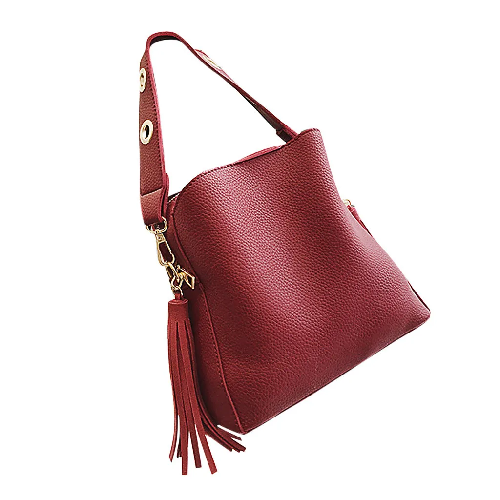 Сумки из полиеста, модная сумка для женщин, женская сумка с геометрическим рисунком на плечо, простая сумка через плечо, сумки для женщин,, винтажные 9320 - Цвет: Red