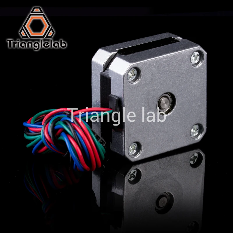 Дешево Trianglelab titan шагового двигателя 4 вывод Nema 17 22 мм 42 двигателя 3D принтер экструдер для j глава боуден reprap mk8