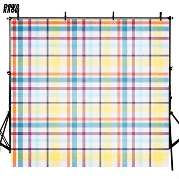 

DAWNKNOW Grid Pattern Vinyl Photography Background For Newborn New Fabric Polyester Backdrop For Wedding Photo Studio F887