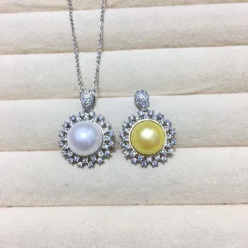 

New Arrival Hot Wholesale Pearl Pendant Mountings, Pendant Findings, Pendant Settings Jewelry Parts Fittings Wedding Accessories