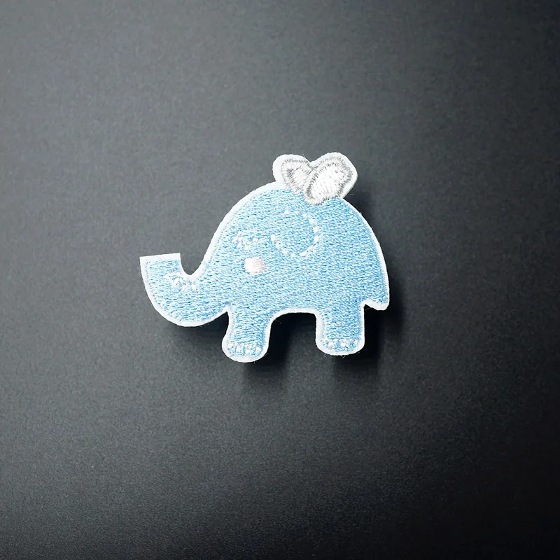

Elephant (Size:4.0x4.8cm) Cloth Badges Patch Jeans Bag Hat Clothes Apparel Sewing Decoration Applique Bagde Patches Accessories