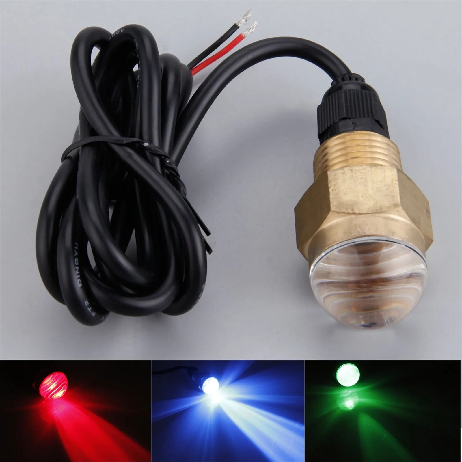 1 pc قارب يخت النحاس 12 V DC 12 W تحت الماء مصباح السوبر مشرق الأزرق/الأحمر/الأخضر مصباح ليد 3 ألوان التجديف قوارب اكسسوارات البحرية 1 pc قارب يخت النحاس 12 V DC 12 W تحت الماء مصباح السوبر مشرق الأزرق/الأحمر/الأخضر مصباح ليد 3 ألوان التجديف قوارب اكسسوارات البحرية