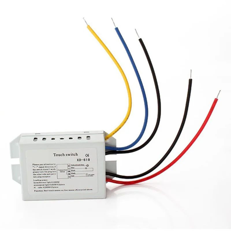  Professional Light 220V On/Off Touch Switch for LED Lamp Light Pipe XD-618 M25 - 32790804055
