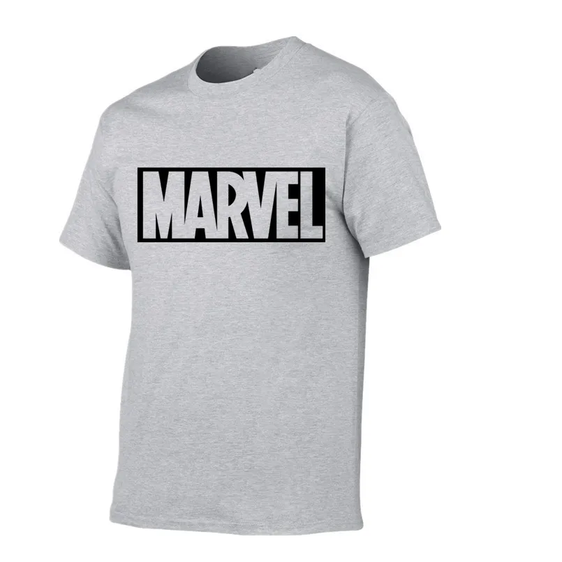 

2018 Summer New Fashion Brand Clothing Tshirt Men MARVEL Print Short Sleeve T Shirt Men Top quality Casual T-Shirts XS-2XL
