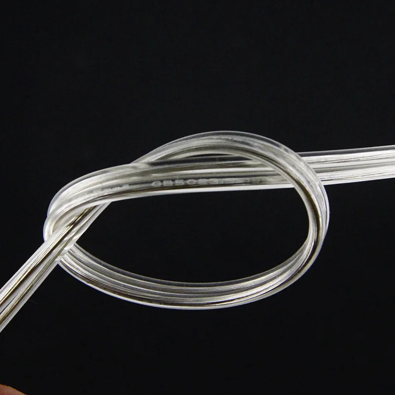 transparente 2 núcleos cabo plano para iluminação