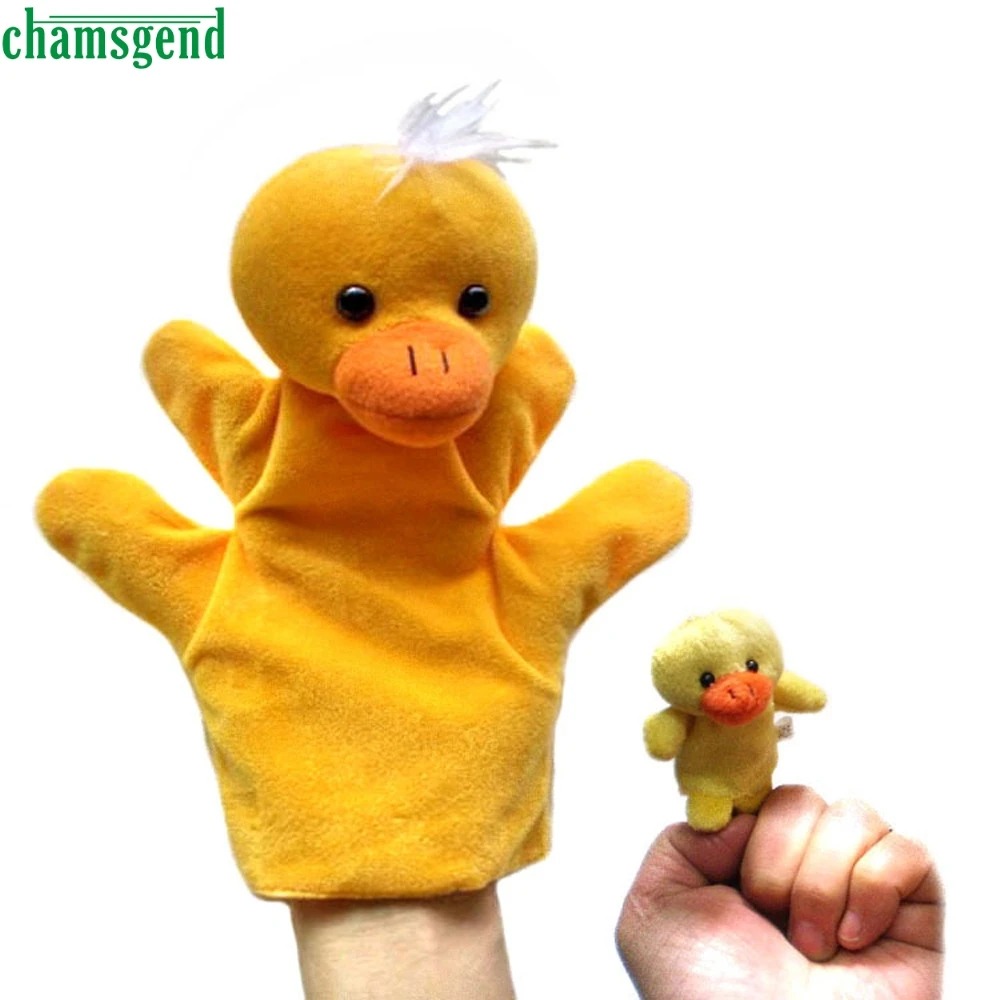 HOT 2Pcs Finger Even, Storytelling, Good Toys, Hand Puppet for Baby's