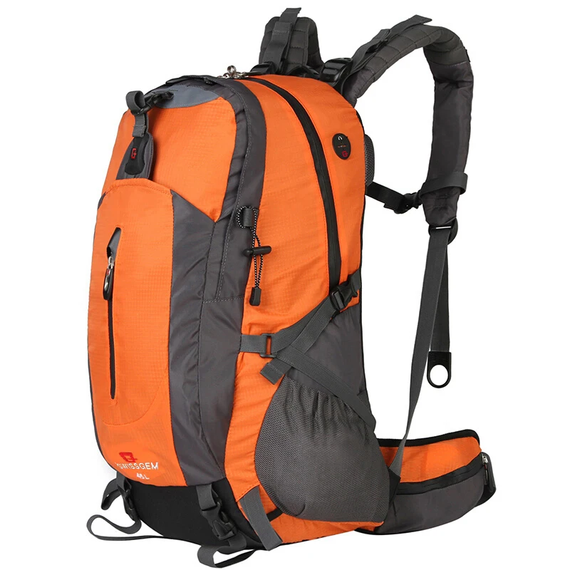 Professional Mountaineering Backpack Air Cushion Shoulder Strap Waterproof Travel Bag Computer Backpack Rain Cover Camping Bag