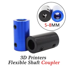 3D Printers Parts Flexible Shaft Coupler 5-8mm step motor and screw connecting parts aluminum alloy connector 1pc 3D Printers Parts Flexible Shaft Coupler 5-8mm step motor and screw connecting parts aluminum alloy connector 1pc