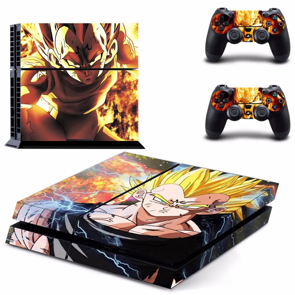 Dragon Ball PS4 винил кожи Стикеры для Sony PlayStation 4 консоли и контроллера