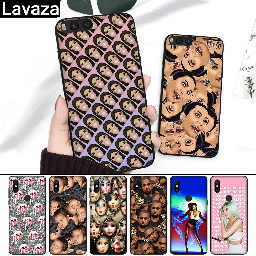 

Lavaza kanye west kim kardashian kimoji Silicone Case for Xiaomi Redmi 4A 4X 5A S2 5 Plus 6 6A Note 4 Pro 7 Prime