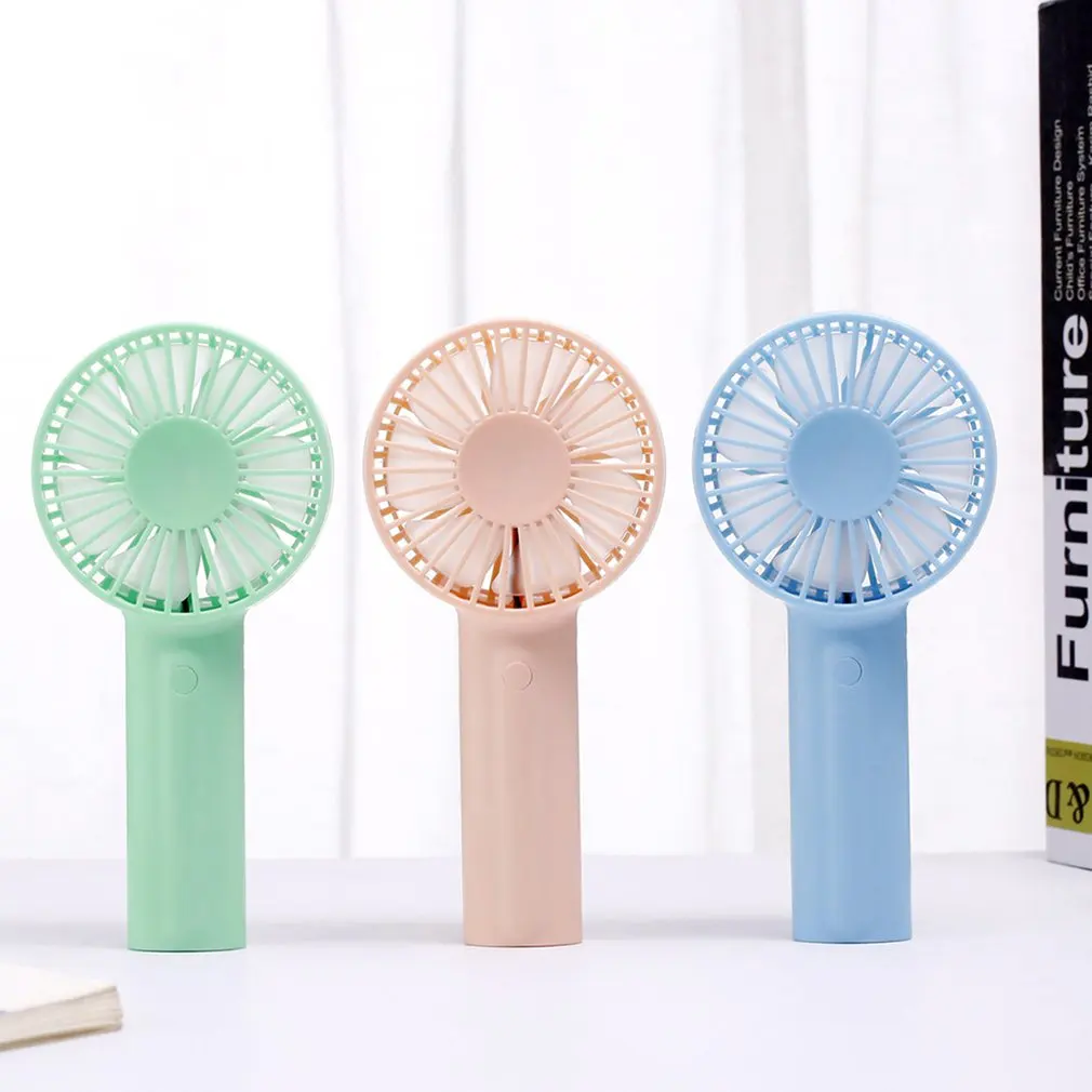 

Mini Handheld Portable Fan USB Rechargeable Battery Powered Hand held Fan two Modes for Home Bedroom and Outdoor Travel