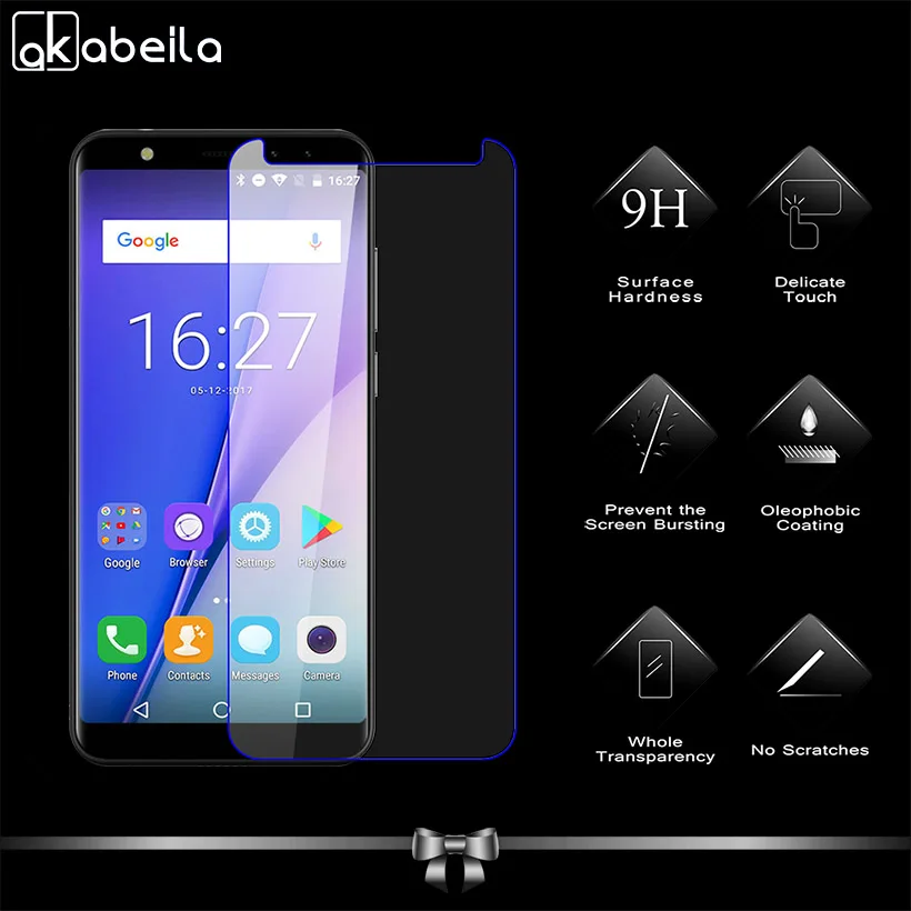 

AKABEILA Screen Protectors For LEAGOO M9 Tempered Glass For LEAGOO M9 Proctive Film Ultra Thin 5.5 Inch