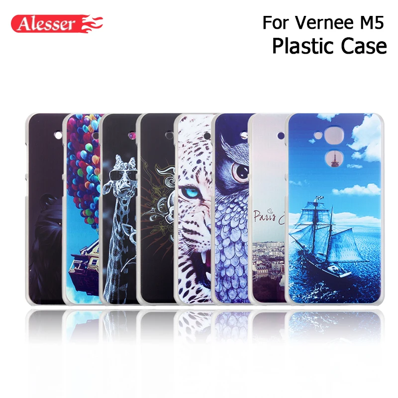 

Alesser For Vernee M5 Case Plastic Stylish Print Image Hard Back Case Protection Plastic Case Cover For Vernee M5 Mobile Phone