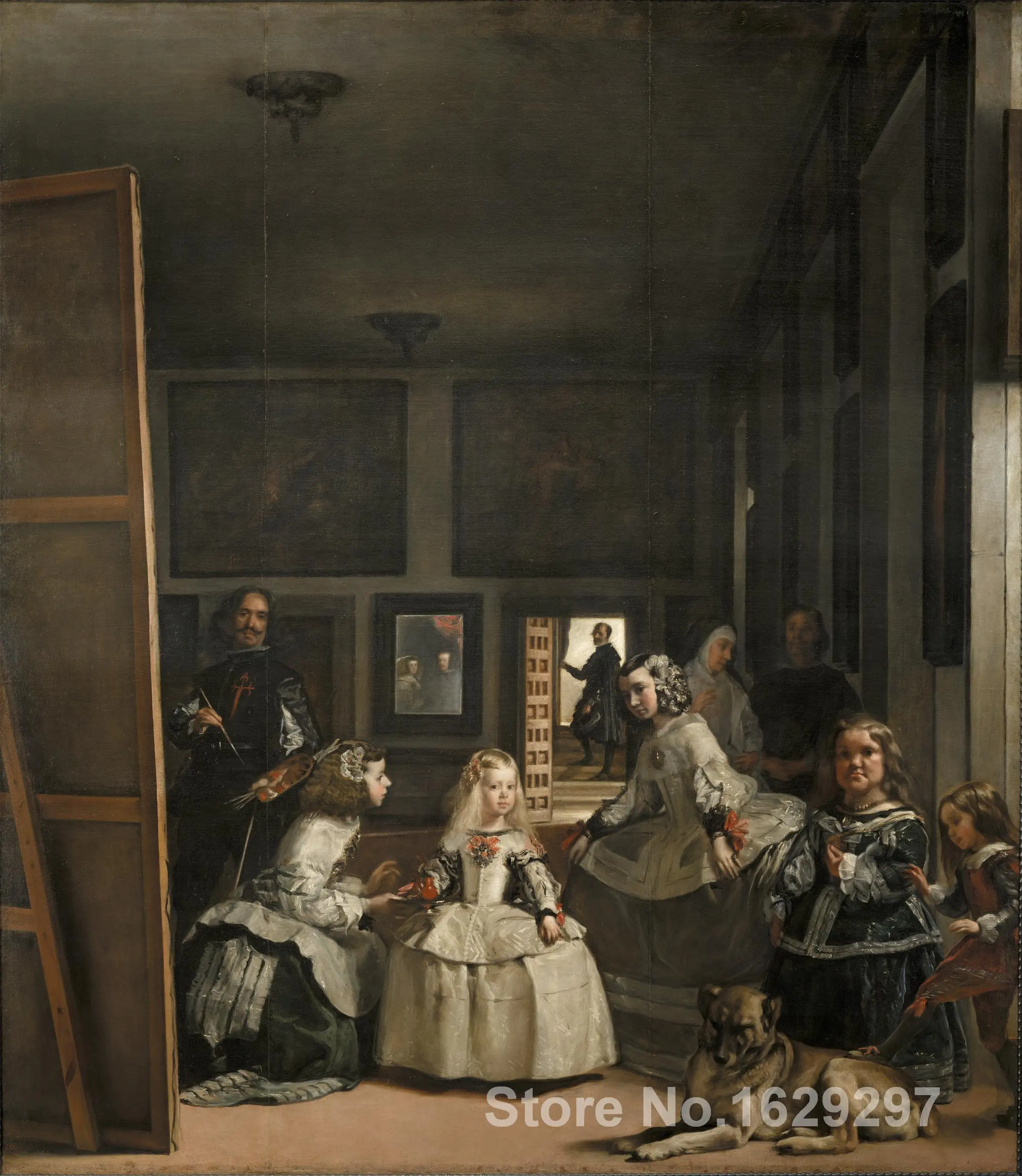 

Canvas Paintings for living room Las Meninas Diego Velazquez High quality Hand painted