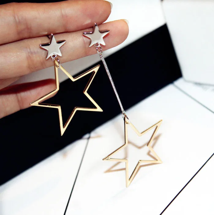 

BFQ 2019 fashion beautiful star long earrings for women big dangle earrings exaggerated drop earrings party pendientes brincos