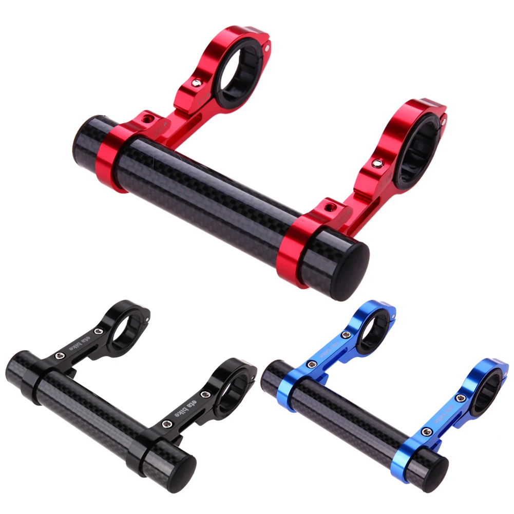 

Bike Handlebar Extender Bracket Bicycle Light Holder Carbon Fiber Cycling Computer Mount Headlight Flashlight Holder