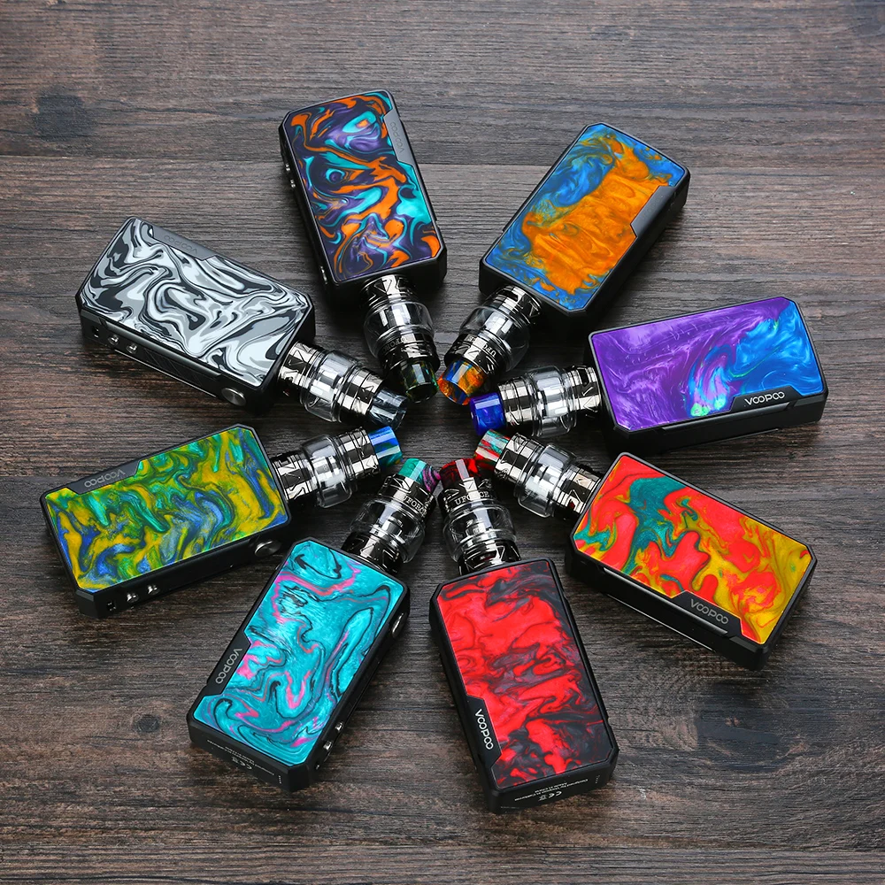 Original VOOPOO arrastrar 2 177 W TC Kit w/5 ml/2 ml UFORCE T2 atomizador 177 W max salida Uforce U2 y N3 bobinas del arrastre 157 W/Shogun Kit - 3