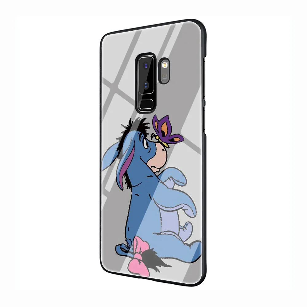 Детские Eeyore Ослик специальный чехол из закаленного стекла для телефона чехол для Galaxy S7 edge S8 9 10 Plus Note 8 9 10 A50 60 70 - Цвет: G6