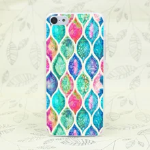 1758W Tartan Hard Transparent for iPhone 4 4s 5 5s 5c SE 6 6s Plus Case Protect Cover Skin