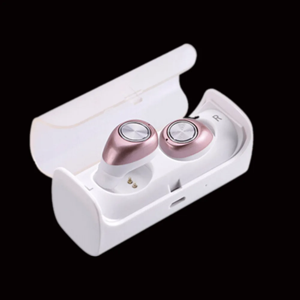 

TWS Mini Wireless Headset Bluetooth 12 Hours Stereo Music Time Earphone With Charging Case For Iphone In Ear Portable Earburds