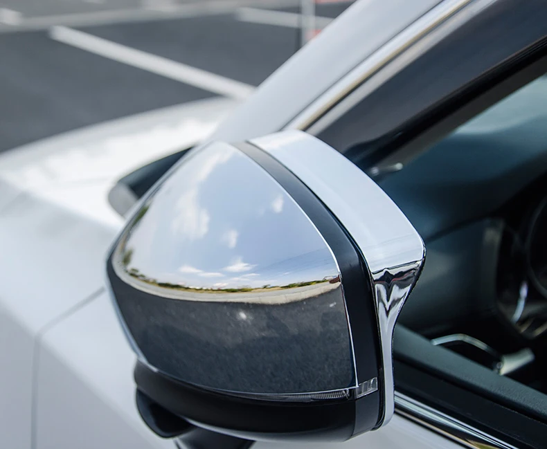Углеродное волокно автомобильный Стайлинг Зеркало заднего вида боковая крышка шапка с декором "крылья" Оболочка Чехол Планки для Mazda CX-5 CX5 CX 5 аксессуары