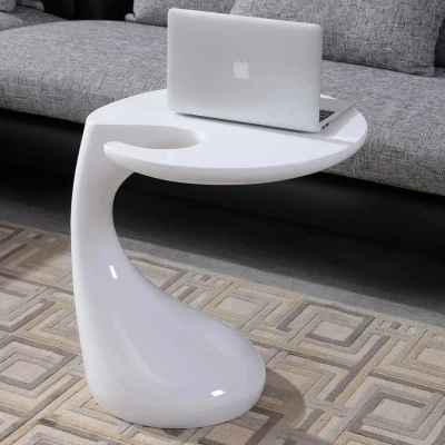 Round personality mini balcony small coffee table simple modern creative tea table bedroom sofa side table