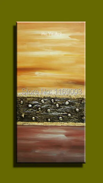 Cheap Large acylic Abstract modern canvas wall art hand painted oil painting on for living room office decoration | Дом и сад