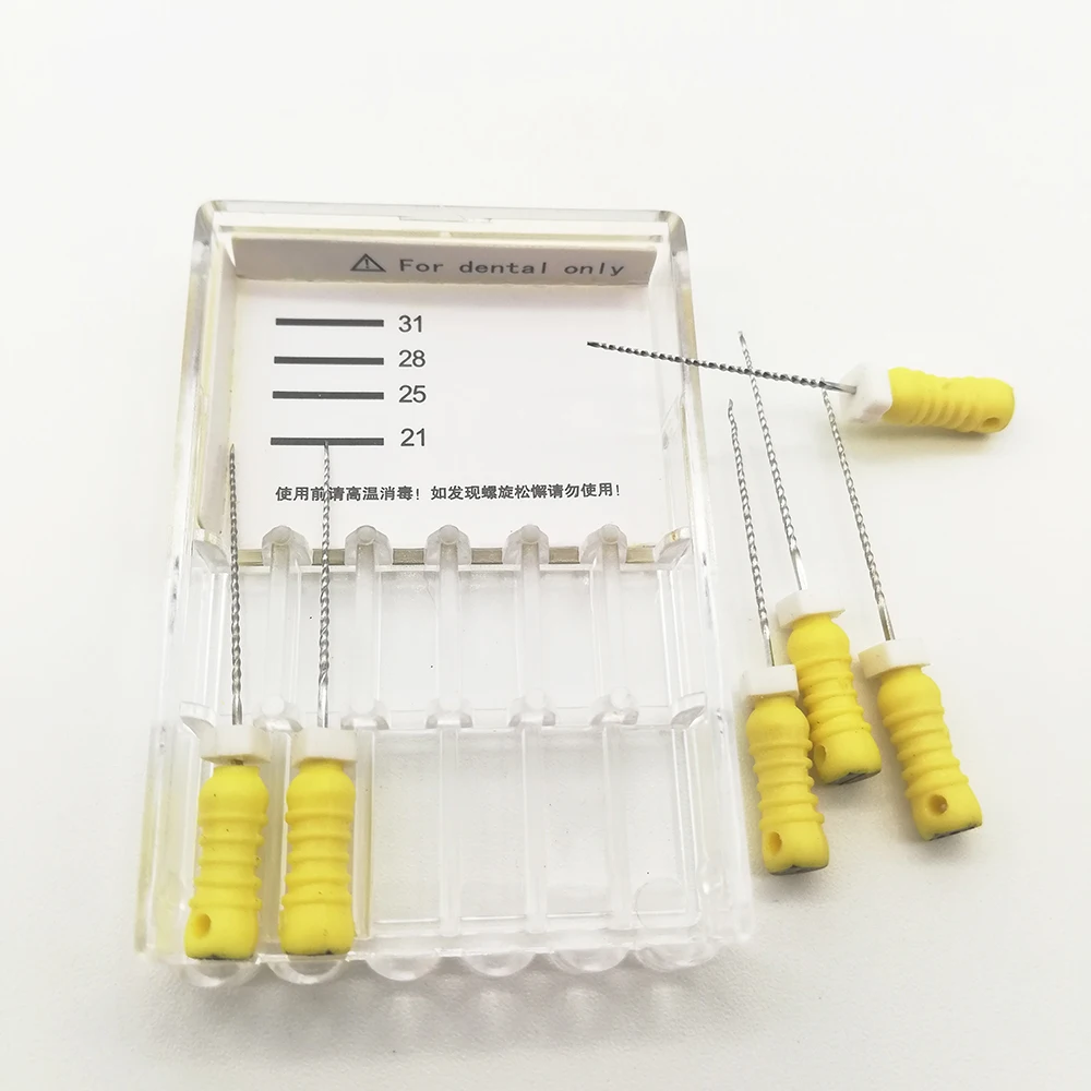 6 шт./упак.#20-21 мм стоматологические K файлы корневой канал стоматология Эндодонтические Инструменты Стоматологические Инструменты ручное использование из нержавеющей стали