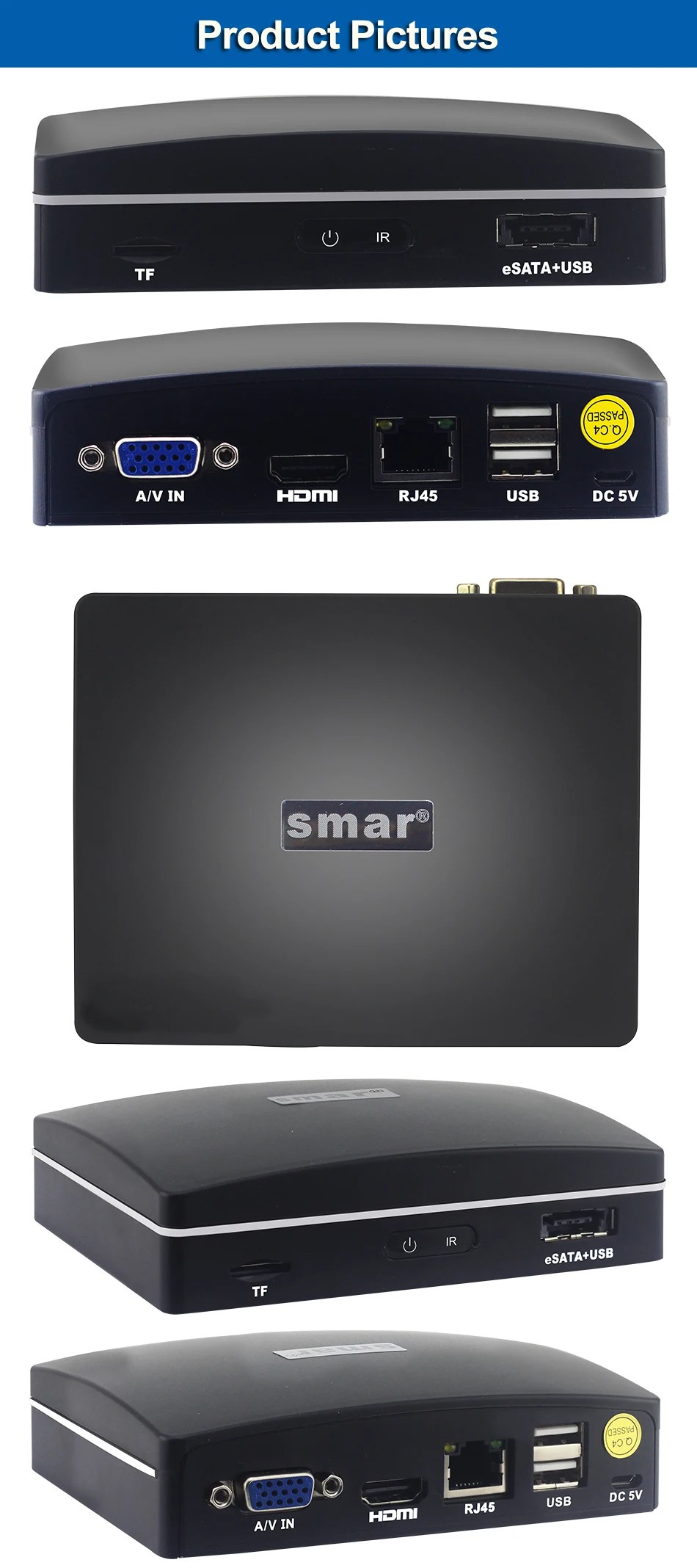 Smar AHD 1080N 4CH 8CH CCTV небольшой видеорегистратор 5в1 для CCTV комплект VGA HDMI система безопасности мини NVR для 1080 P IP камера цифровой видеорегистратор Onvif HDD