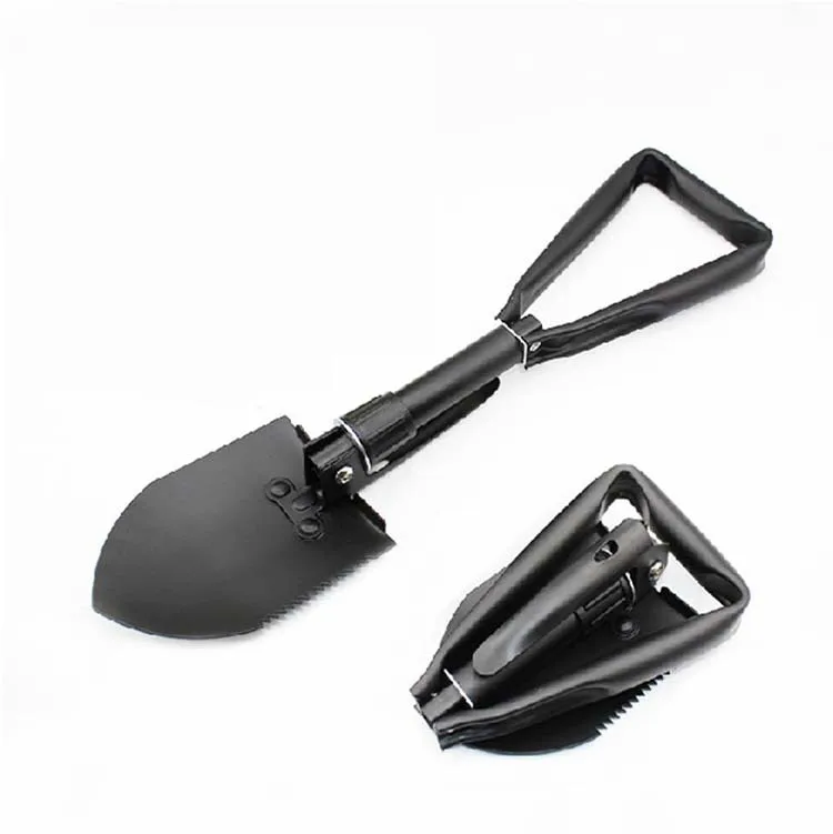 New MINI COMPACT FOLDING SNOW SHOVEL LIGHTWEIGHT PORTABLE CAMPING