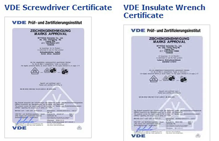 1000 В изолированный слот отвертка изолирующая Phillips Pozidriv отвертка VDE и IEC60900 сертификация безопасности