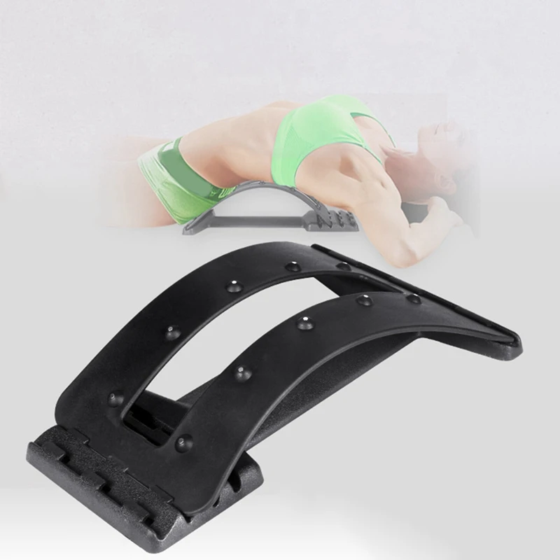 Изогнутые растягивающиеся массаж спины фитнес-оборудование растягивающиеся расслабленные растяжки позвоночника поясничная поддержка