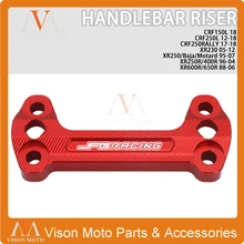 CNC Алюминий для руля велосипеда стояк крепежные скобы для Honda CRF CRF150L 250L 250 ралли от 12 до 18 лет XR XR230 250 XR250R 400R 600R 650R 88-12