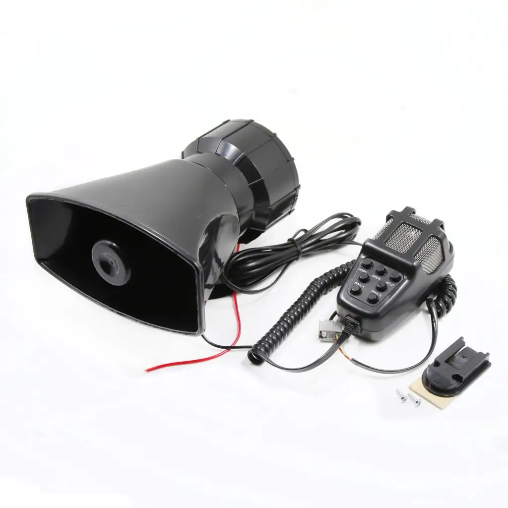 7 Tone Horn Sound Motorcycle Car Alarm Siren 12V 100W Band High Power