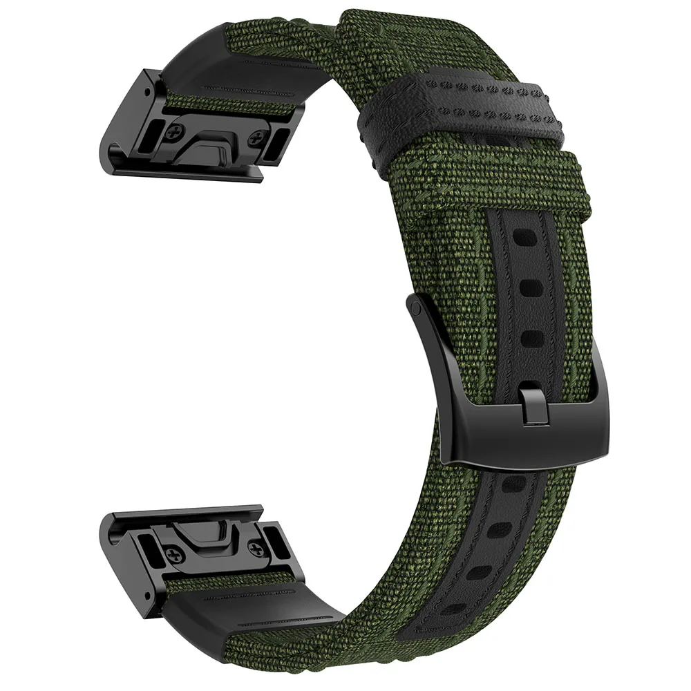 Ремешок нейлоновый для наручных часов Garmin Fenix 5X 5 3 3HR D2 S60 GPS Forerunner 935 26 мм 22